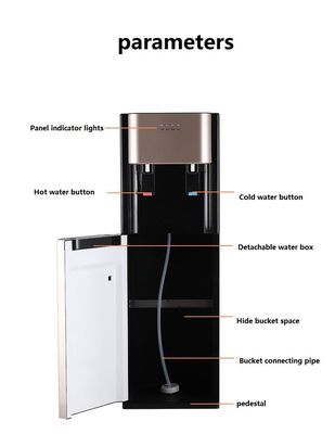 Dispensateur d'eau de bouteille de chargement automatique à fond chaud et froid