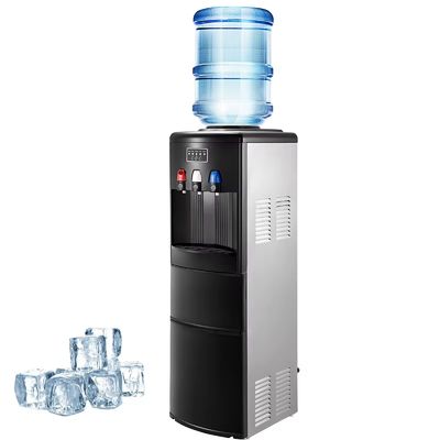 Distribuer de l'eau chaude froide avec un distributeur vertical de glace contrôlé par une application