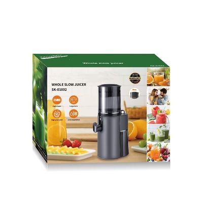 Juicer à pression froide automatique à grande bouche pour ménage commercial