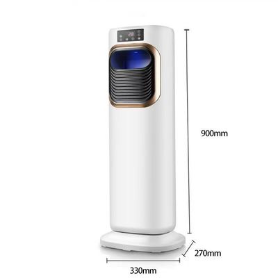 Ventilateur de climatisation à eau refroidie verticale pour ménage à double usage, chaud et froid
