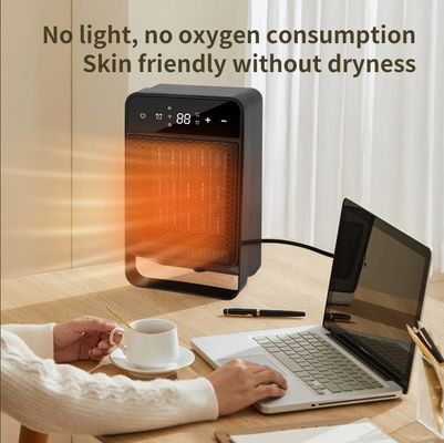 Chauffe-eau électrique portable pour la maison d'hiver 1100G chauffage rapide avec écran tactile LCD à distance