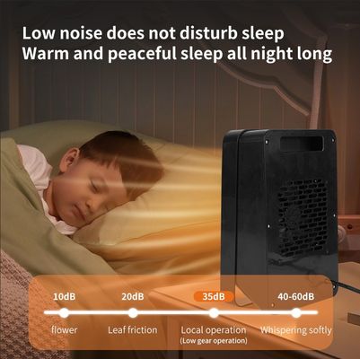 Chauffe-eau électrique portable pour la maison d'hiver 1100G chauffage rapide avec écran tactile LCD à distance