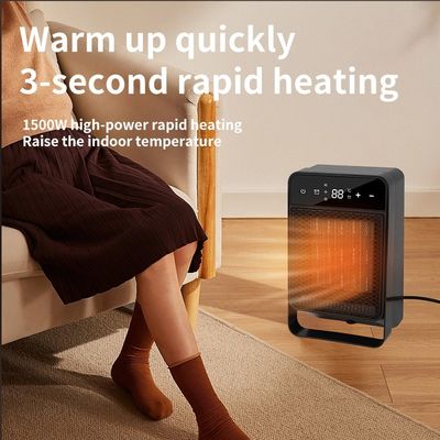 Chauffe-eau électrique portable pour la maison d'hiver 1100G chauffage rapide avec écran tactile LCD à distance