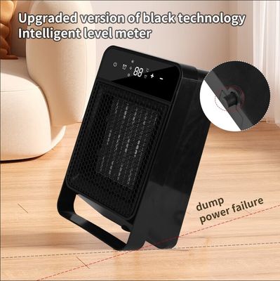 Chauffe-eau électrique portable pour la maison d'hiver 1100G chauffage rapide avec écran tactile LCD à distance