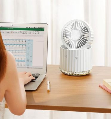 Ventilateur à pulvérisation d'humidification à chaud 5V USB Bureau de recharge Petit ventilateur pliable Portable Ventilateur de table hydratant Air Cooler