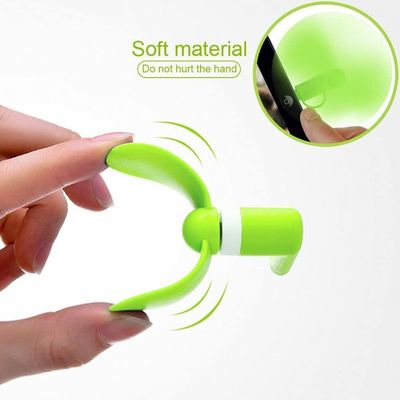 Logo personnalisé Téléphone portable portable 3 en 1 USB type C refroidissement à jeun Mini ventilateur pour 15g