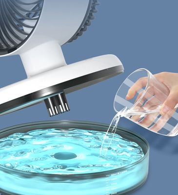 Mini climatiseur portable pour ménage avec humidificateur par pulvérisation et ventilateur de refroidissement par eau USB