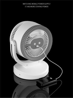 Climatiseur électrique portable avec ventilateur de circulation d'air et sans télécommande