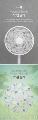 Ventilateur de plancher à 6 lames pour la circulation d'air à trois vitesses de vent et 6 lames