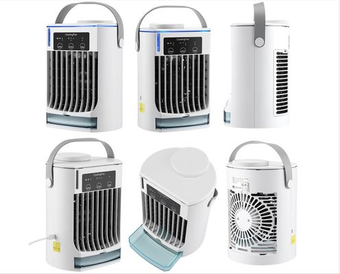 Ventilateur de climatisation à pulvérisation de bureau mini avec humidification et vanne rotative