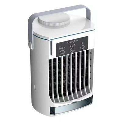 Mini climatiseur portable pliable avec humidificateur par pulvérisation et ventilateur de refroidissement par eau USB
