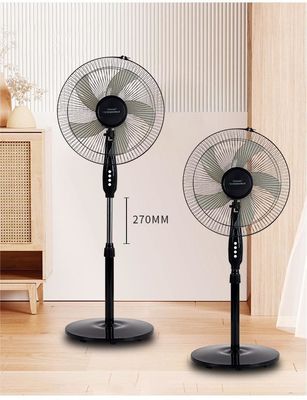 Appareil de ventilation à air froid de 16 pouces Grand ventilateur de sol à vent pour l'installation au sol de l'hôtel