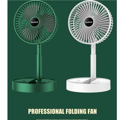 Ventilateur de bureau évolutif de charge Ventilateur électrique portable de bureau en plastique blanc vert