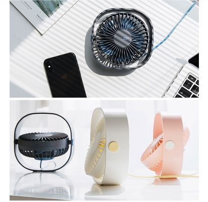 129*122*52 mm Mini Ventilateur USB de bureau avec commodité de charge et conception légère