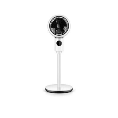 Ventilateur de refroidisseur d'air électrique de 35w portable à piédestal en courant continu et angle d'alimentation en air de 120 degrés