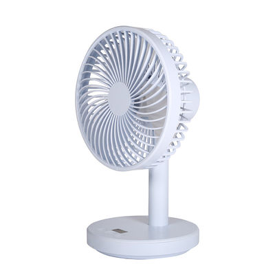 Ventilateur de table en plastique imprimé sur écran de soie pour salle de bain et système de circulation d'air USB
