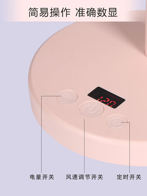 Ventilateur de table en plastique imprimé sur écran de soie pour salle de bain et système de circulation d'air USB