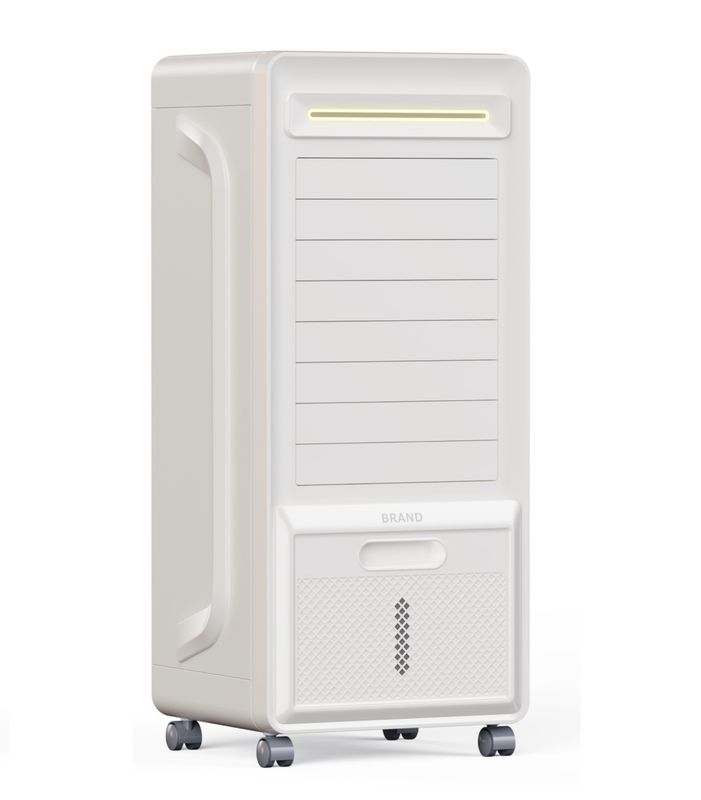 Refroidisseur d'air par évaporation pour espaces personnels avec affichage LED à commande numérique hauteur réglable
