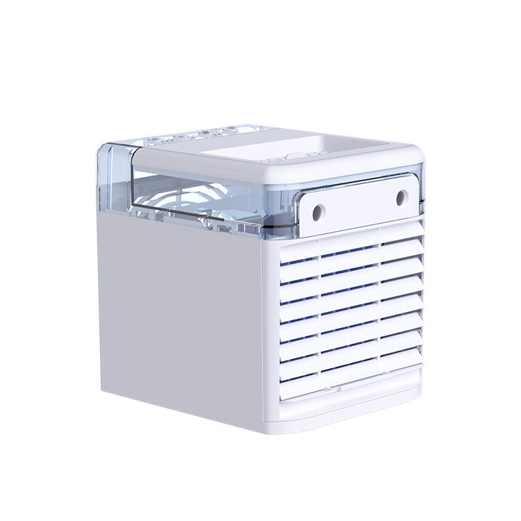 Mini refroidisseur d'air de bureau 870g matériau ABS à double pulvérisation chargeuse USB double usage