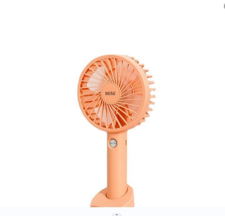 Ventilateur USB mini rechargeable à main avec porte-téléphone Portable et puissant