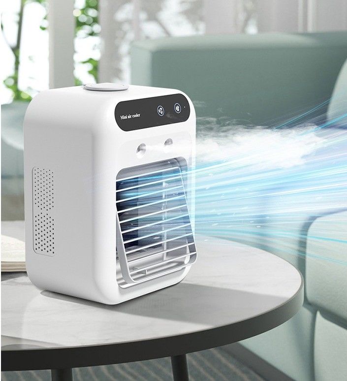 Poids net 700 g Ventilateur de refroidissement portable avec humidificateur et alimentation USB 5V
