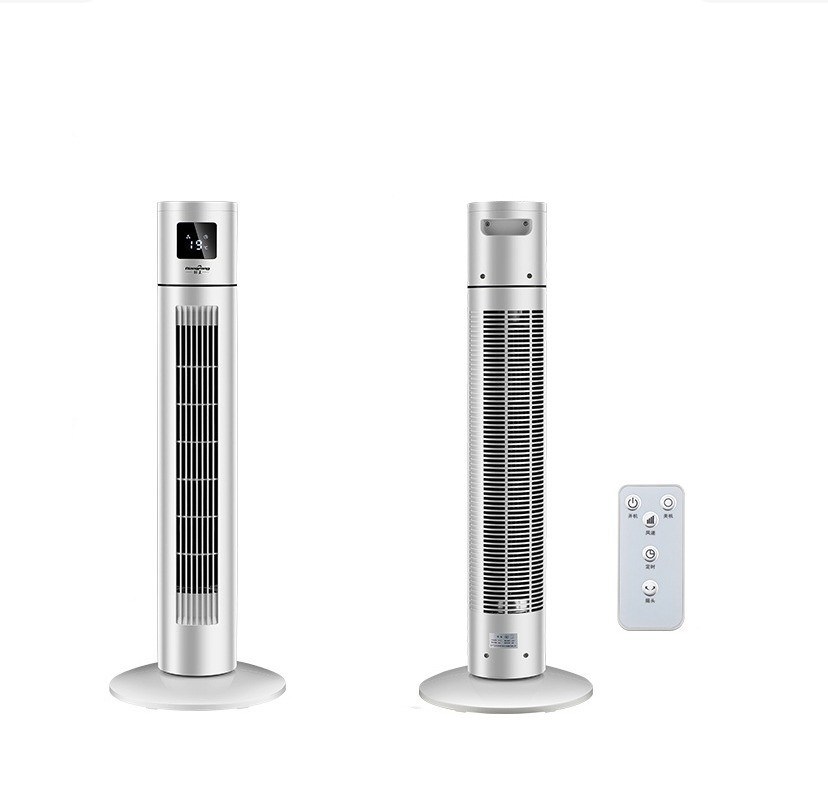 Ventilateur de tour verticale domestique avec conception sans feuilles et fonction de réglage de la minuterie de 1 à 12 heures