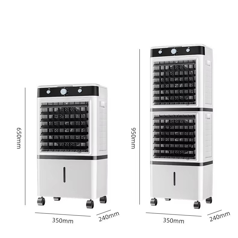 Anglais Langue d'exploitation 14L Ventilateur mobile de refroidissement par eau et air pour installation au sol
