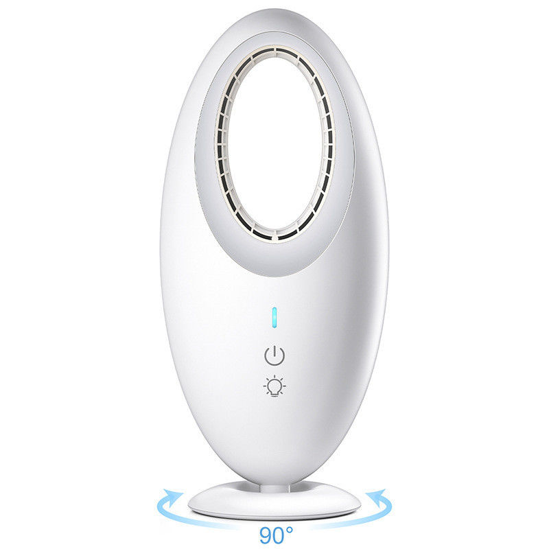 Anglais Langue d'utilisation Ventilateur de bureau portable et rechargeable USB sans lame pour garage