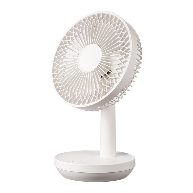 Ventilateurs de refroidissement à trois vitesses rechargeables USB de 3600 mAh avec lumière de nuit Portables et silencieux