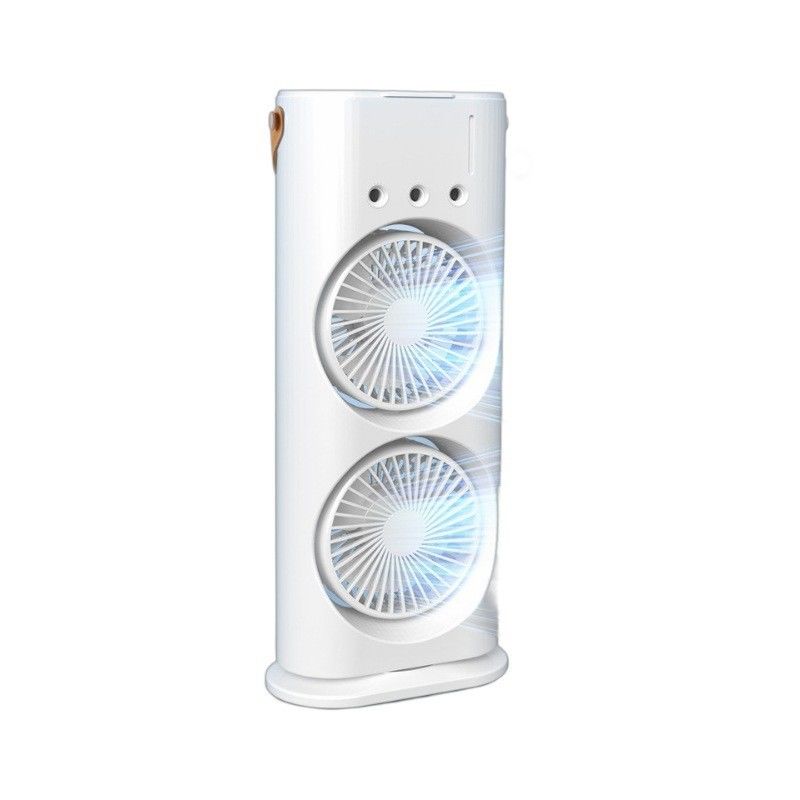 Ventilateur à double extrémité pour bureau à domicile rechargeable