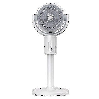 24.5 * 24CM Tour Piédestal Ventilateurs USB Chargeur Smart Timing Tremblement de tête Ventilateur de circulation d'air