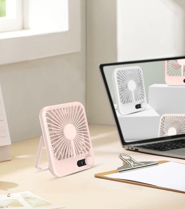 Ventilateur portable USB rechargeable pour bureau de camping d'été