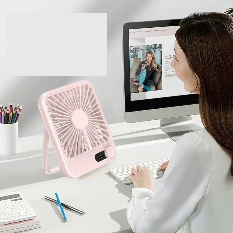 Mini ventilateur de refroidissement portable pour bureau maison table personnelle pliable rechargeable