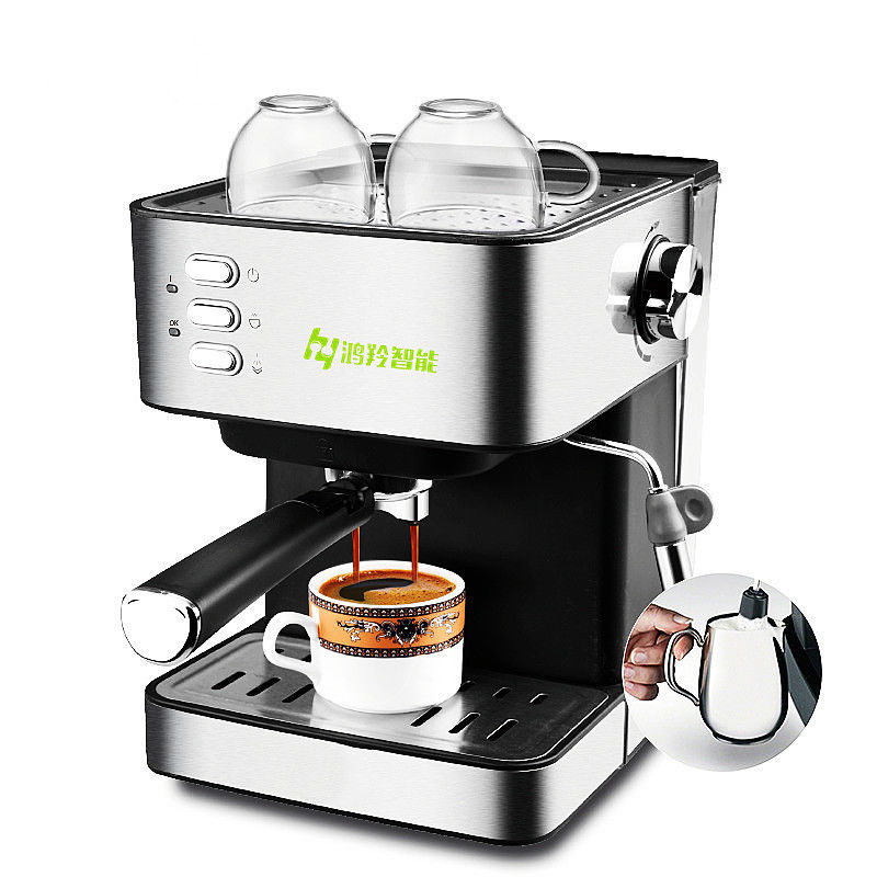 Facile et puissant 850W maison machine à café pour 4-5 personnes