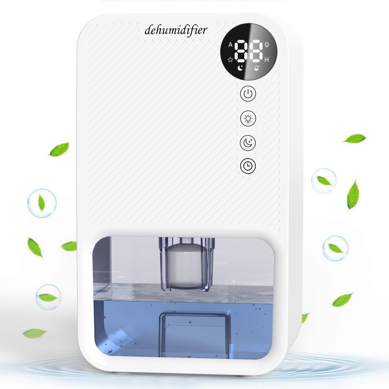 Mini déshumidificateur d'air électrique portable de 1100 ml pour l'humidité de moisissure humide