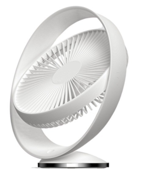 Ventilateur de table de refroidissement à la mode avec 5 vannes rotatives
