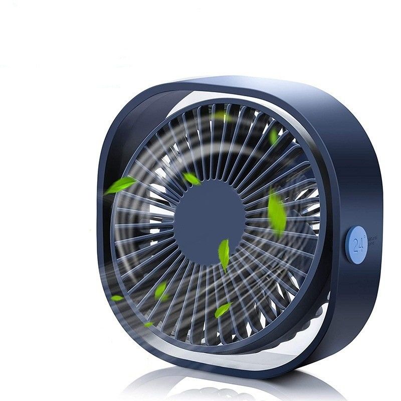 Ventilateurs de refroidissement d'air de bureau rechargeables à batterie DC5V/1A 4,2 W avec mode de vitesse 3X