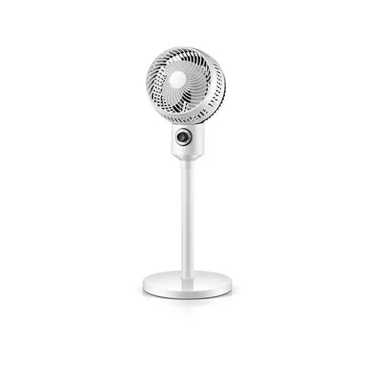Ventilateur de refroidisseur d'air électrique de 35w portable à piédestal en courant continu et angle d'alimentation en air de 120 degrés